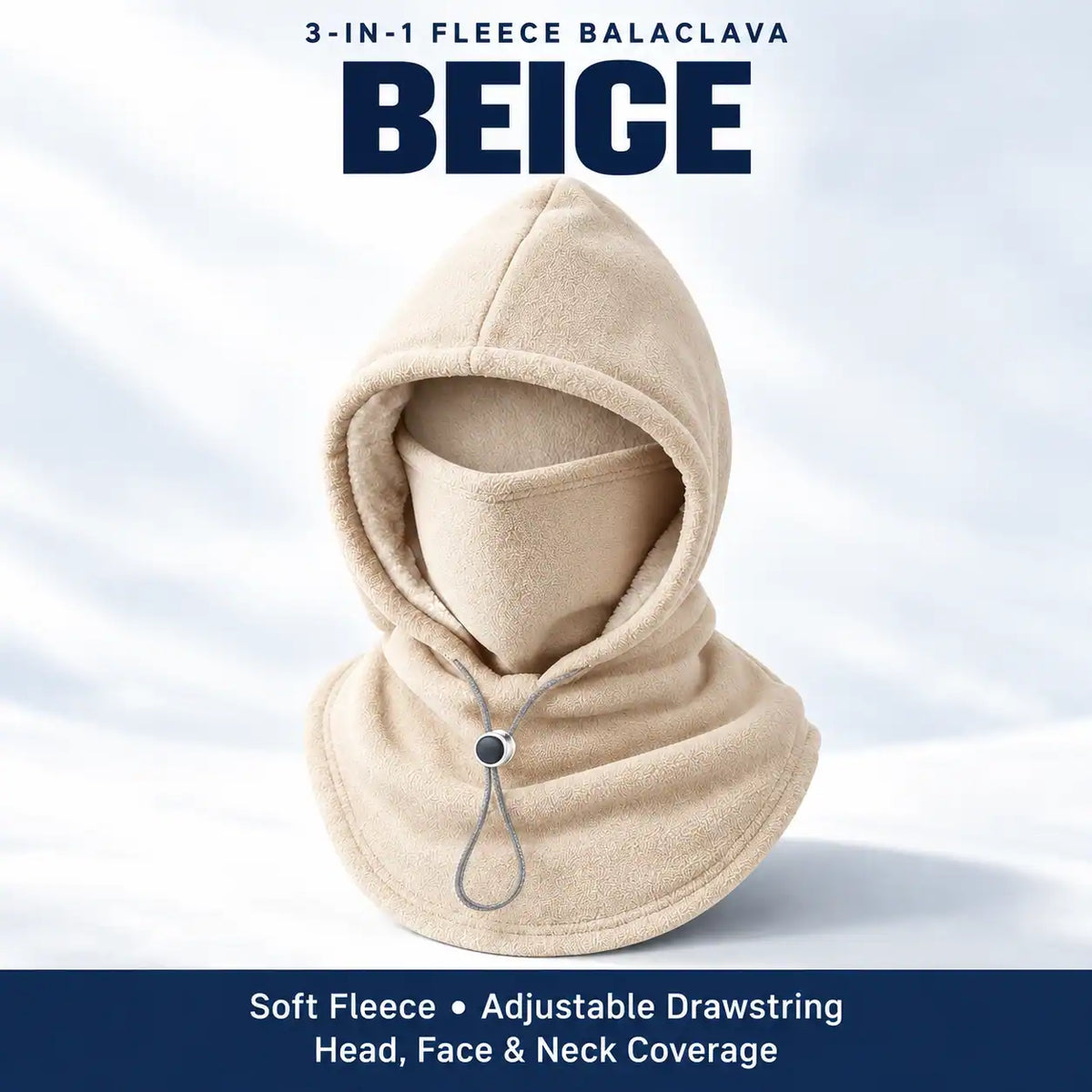 KORAKIO® ❄️🧣 3-in-1 Fleece Balaclava with Extended Neck Warmer