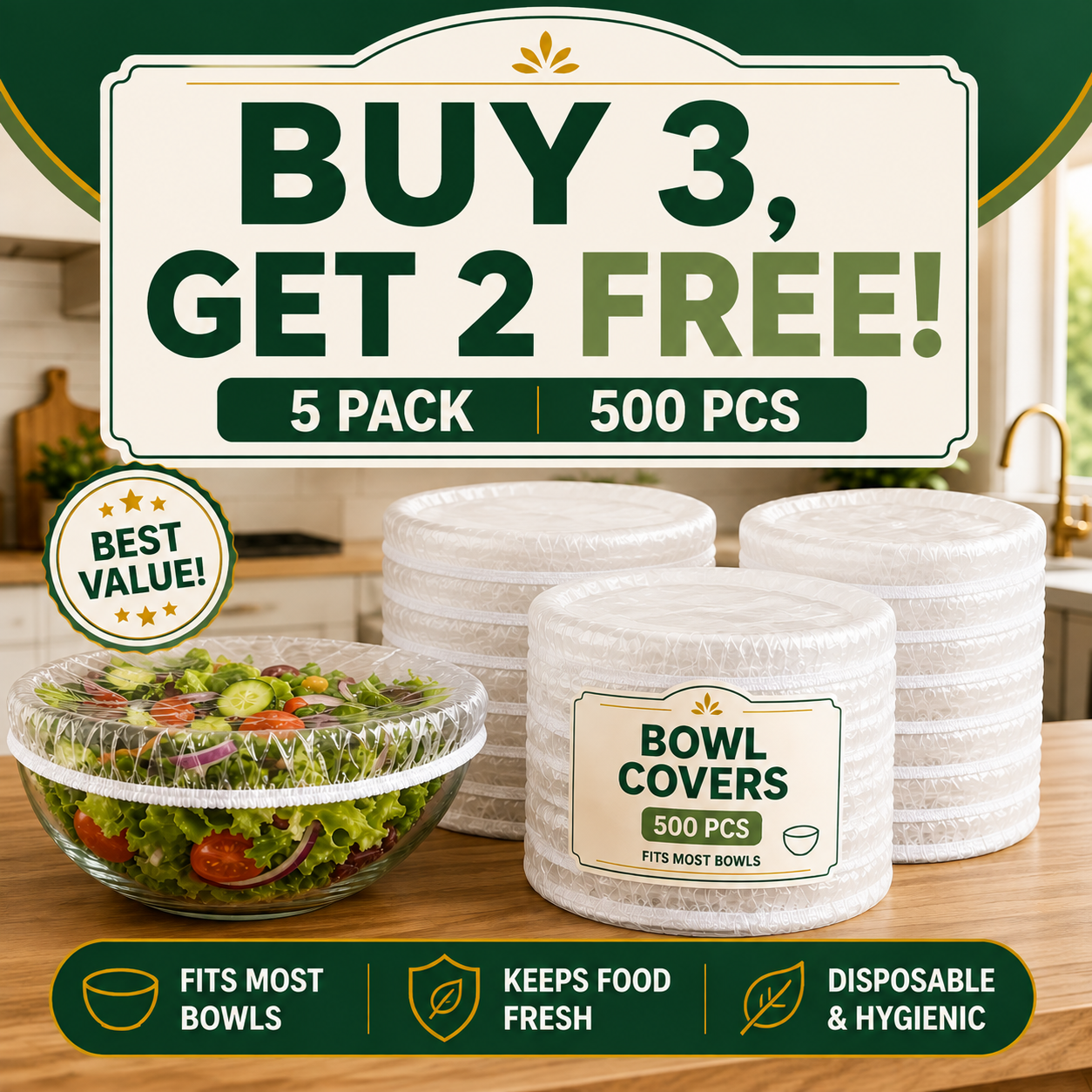 upsell-korakio®🥬FreshSeal Stretch Bowl Covers