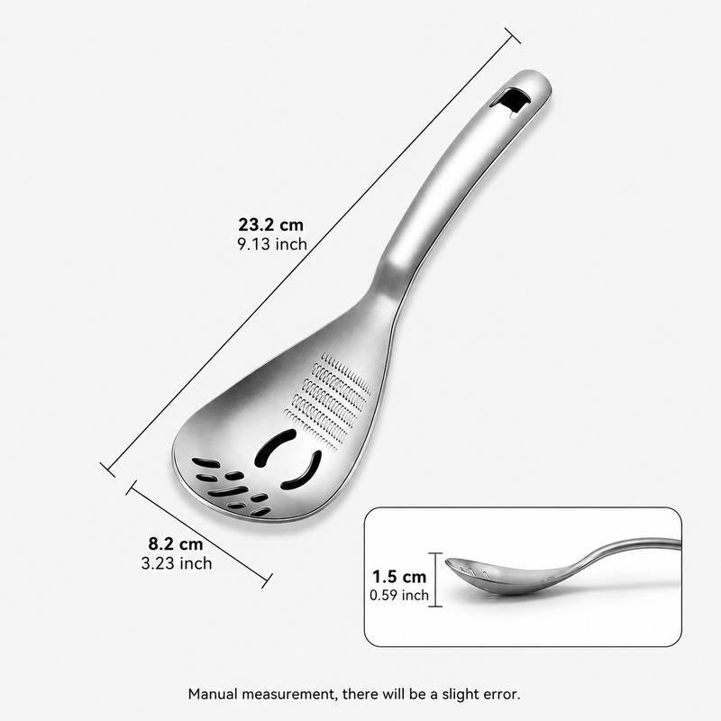 🥄5-in-1 Multifunctional Kitchen Spoon One Spoon. Five Kitchen Functions.