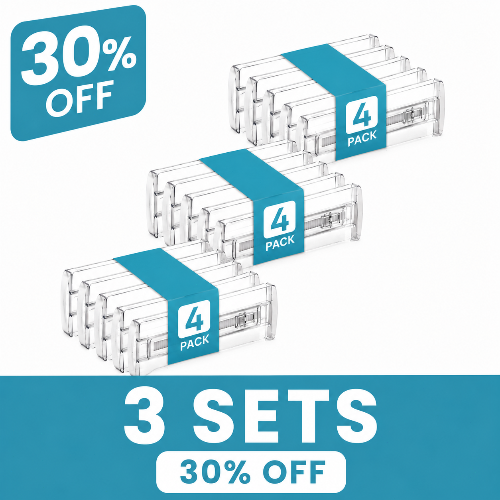 🗂️↔️ Expandable Clear Space Divider Organizer