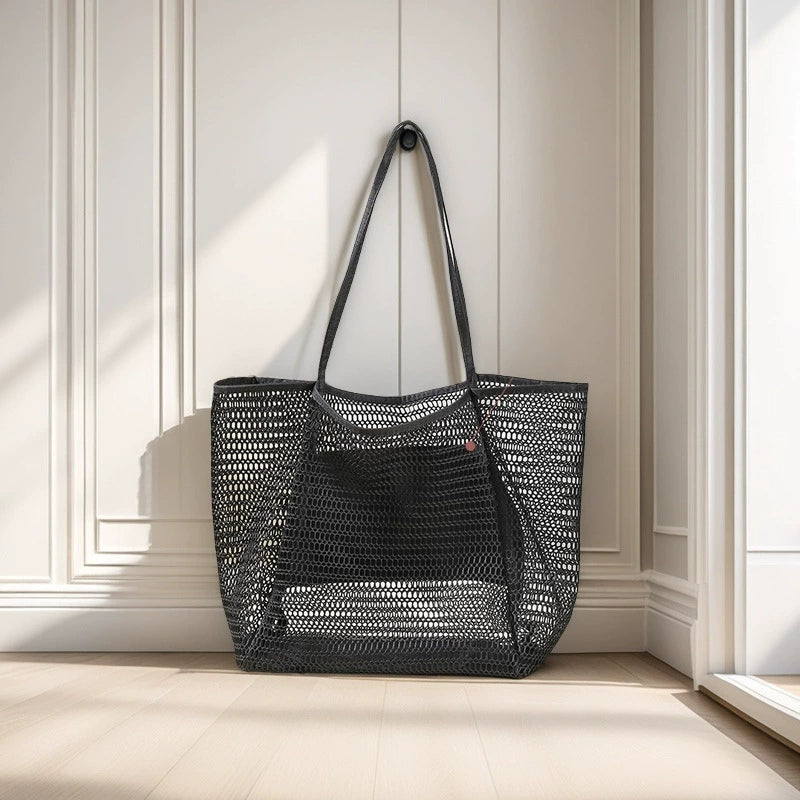 Summer Mesh Beach Tote Bag ๐๏ธ