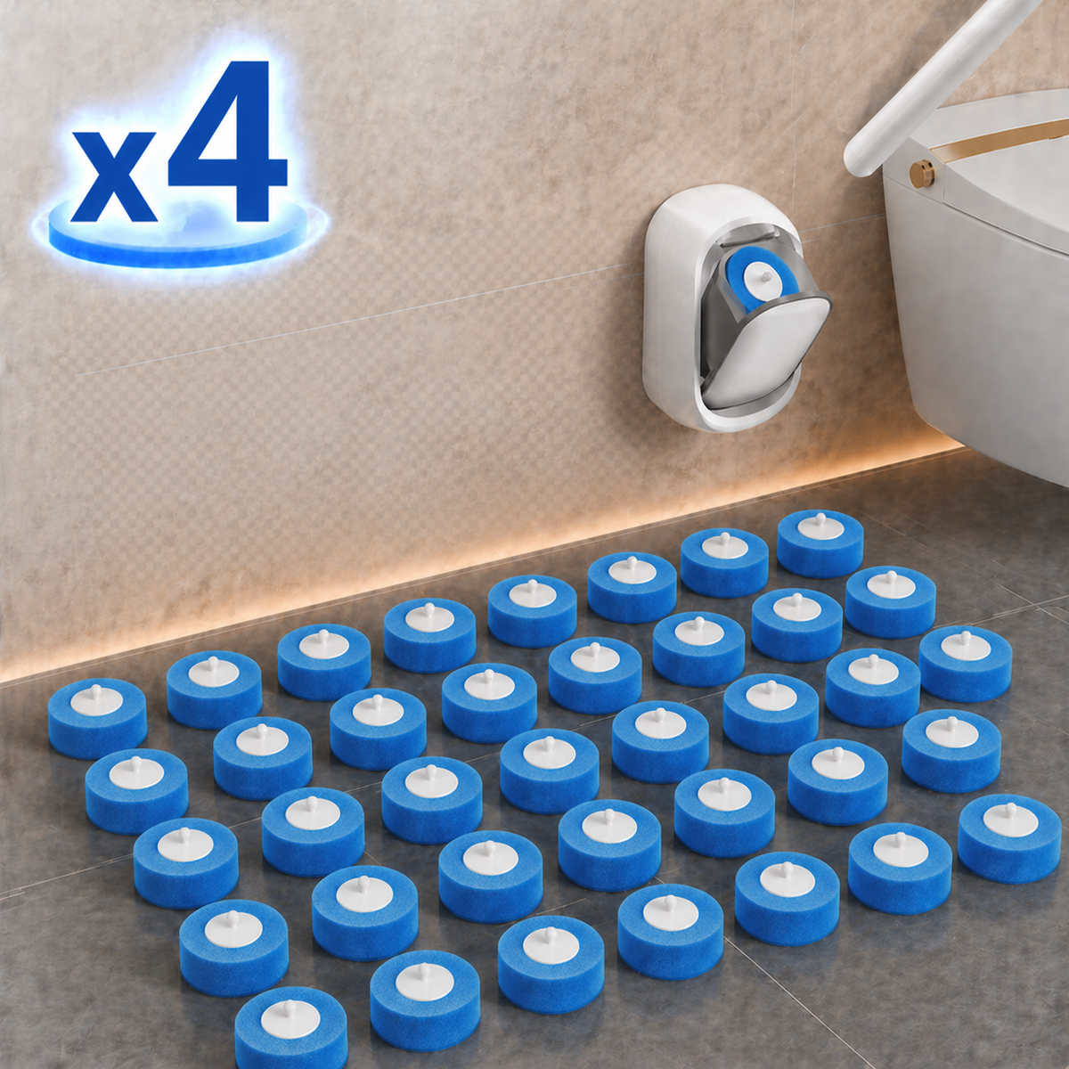 360° All-in-One Deep Clean Toilet Brush