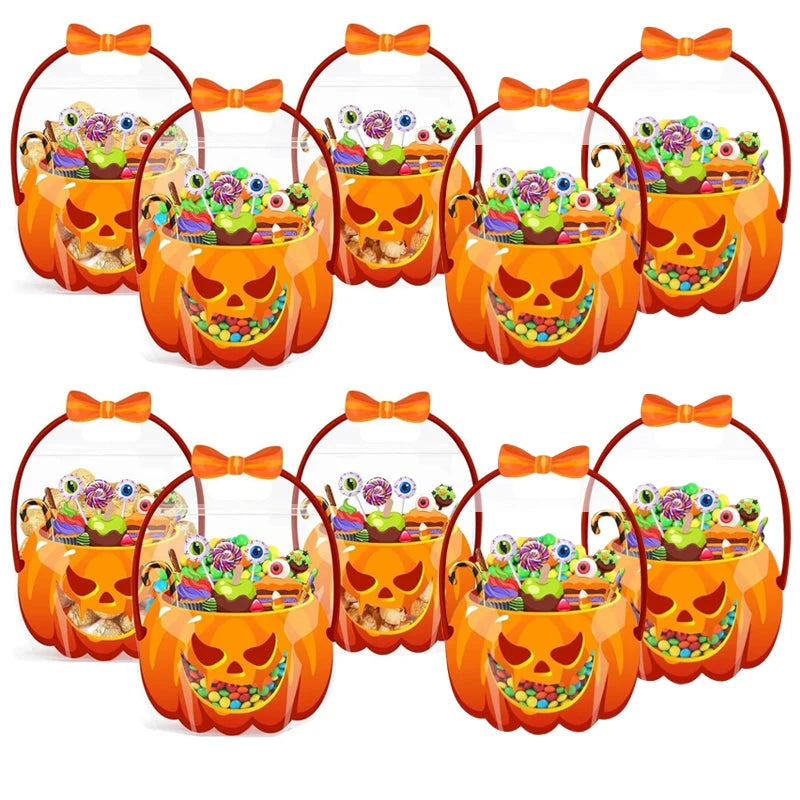 👻Halloween Pumpkin Treat Bags