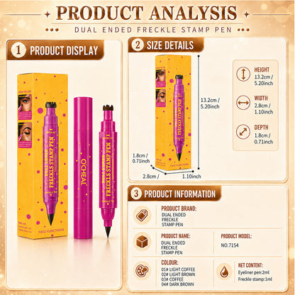 korakio® Freckle Stamp Pen – Create Natural Sun-Kissed Freckles in Seconds