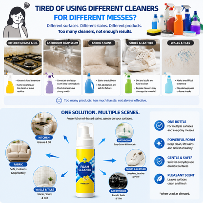 korakio®✨ FoamForce Shine & Sparkle Multi-Cleaner