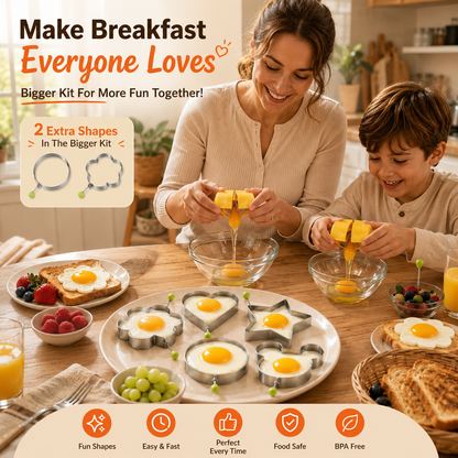 🍳 Egg Breakfast Creator Kit — Crack, Shape & Serve In Seconds