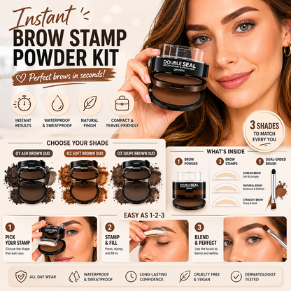korakio® Double-Layer Instant Brow Stamp Kit
