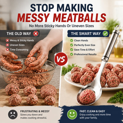 🍝 Meatball Maker Set – Perfect, Even Meatballs Without the Mess