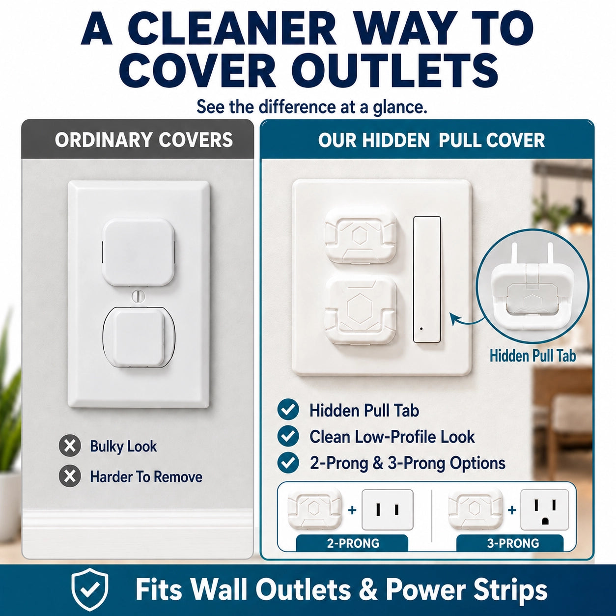 KORAKIO®👶🔐 Hidden Pull Outlet Safety Covers