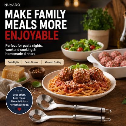 🍝 Meatball Maker Set – Perfect, Even Meatballs Without the Mess