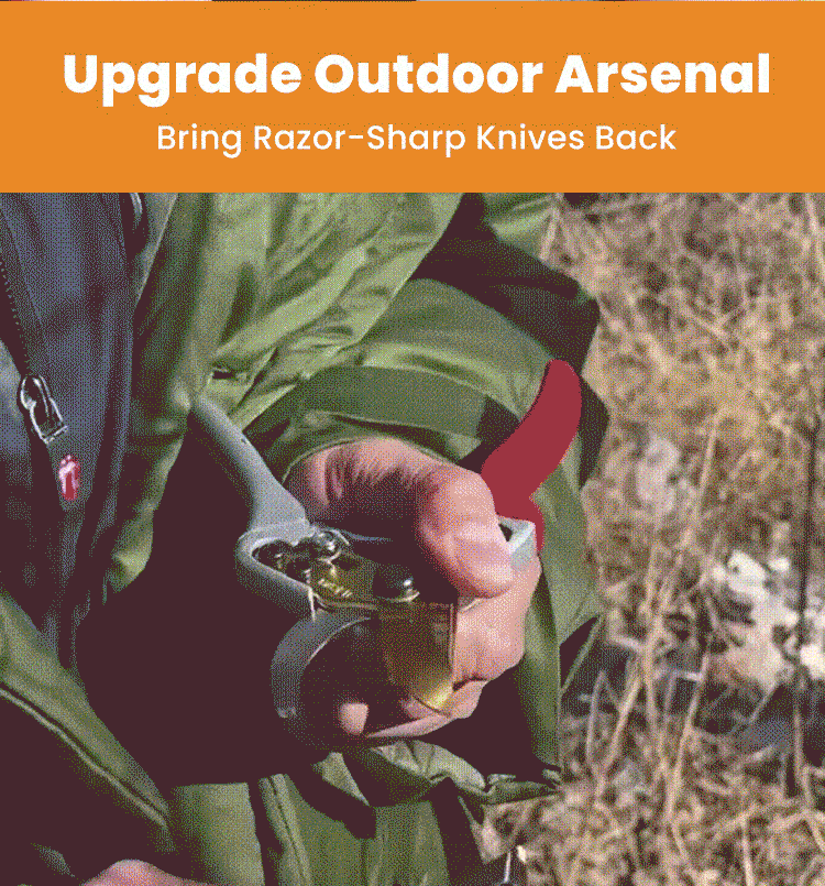 korakio®Outdoor Portable Dual-purpose Whetstone