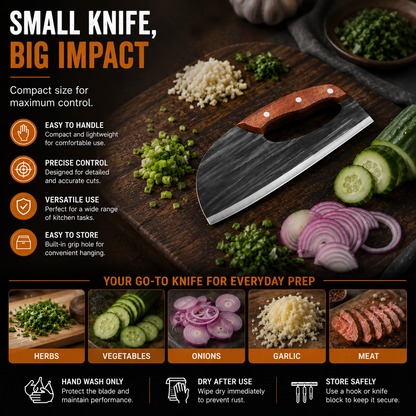🔥 50% OFF Today | korakio®🍖 Hand-Forged Kitchen Slicing Cleaver