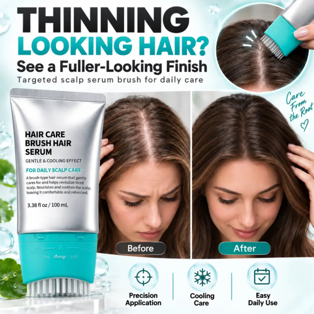 KORAKIO® 💆🌱 Root Boost Hair Growth Serum Brush