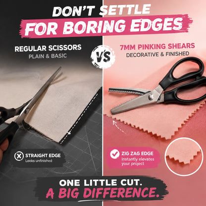 ✂️Triangle Tooth Pinking Shears