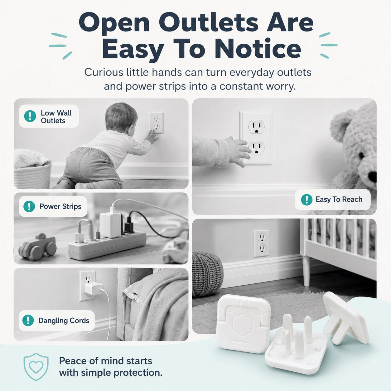 KORAKIO®👶🔐 Hidden Pull Outlet Safety Covers