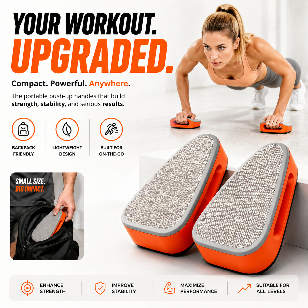 korakio® 💪 Anti-Slip Push-Up Pads