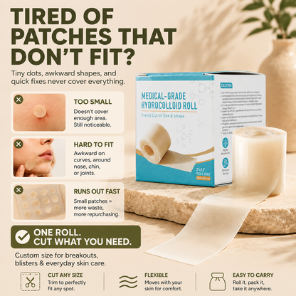 korakio® 🩹 HydroFlex Hydrocolloid Roll