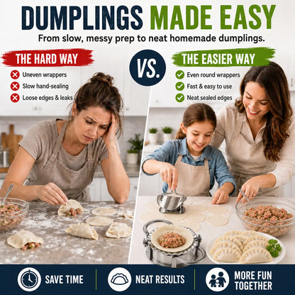 KORAKIO®👩‍🍳 🥟 Stainless Steel Dumpling Maker Set