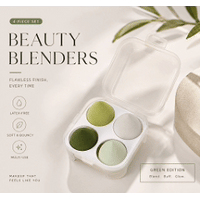 Egg-Shaped Makeup Sponge Set