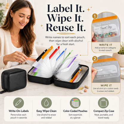 KORAKIO® 💊📦 All-In-One Pill & Vitamin Storage Case