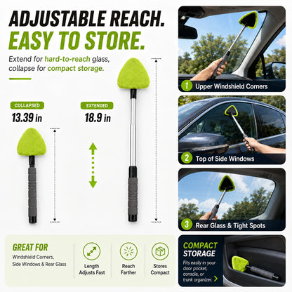 🆙 Triangle Head Windshield Cleaner