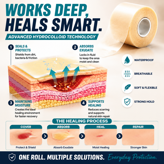 korakio® 🩹 HydroFlex Hydrocolloid Roll