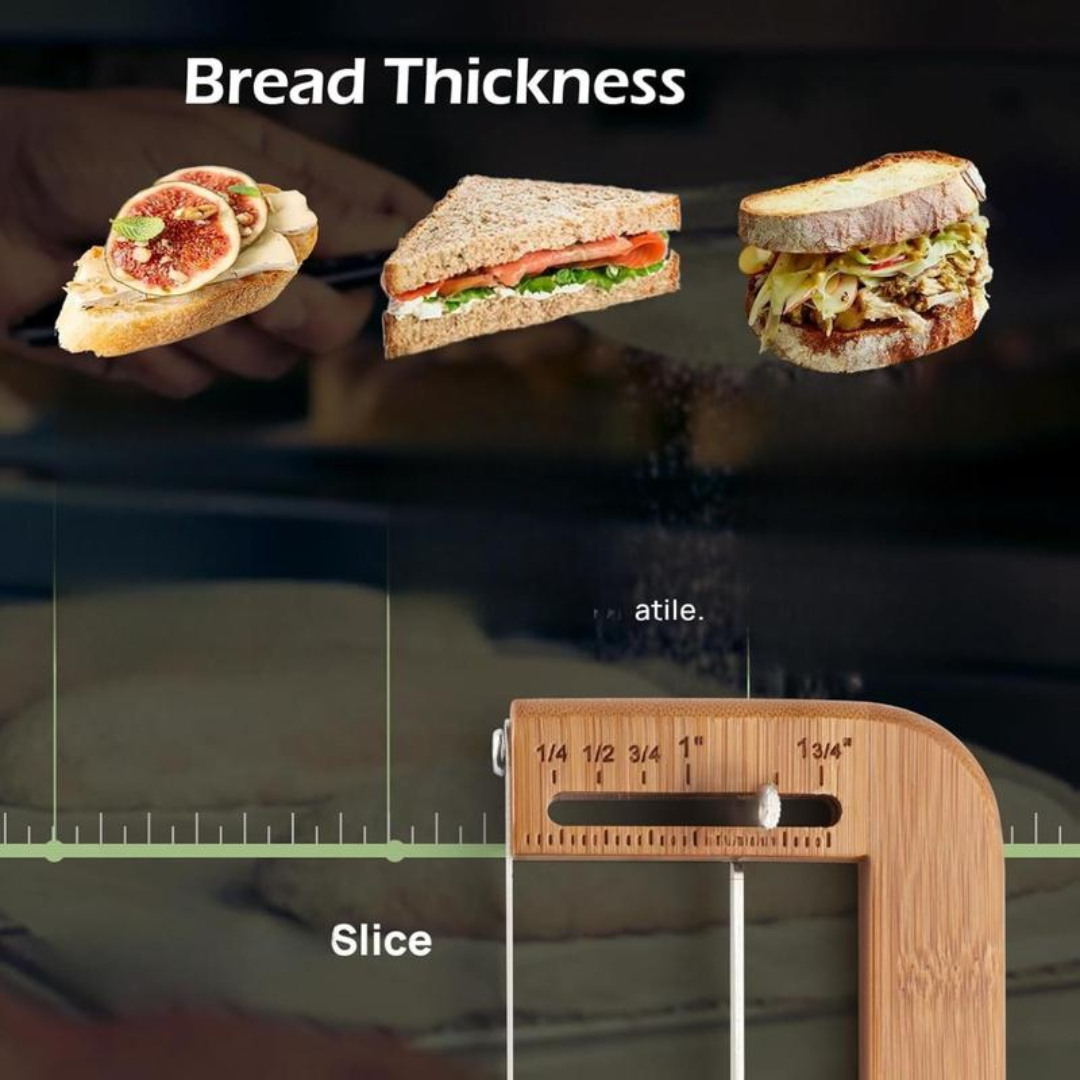 KORAKIO® Adjustable Bread Slicer – Perfectly Even Slices Every Time