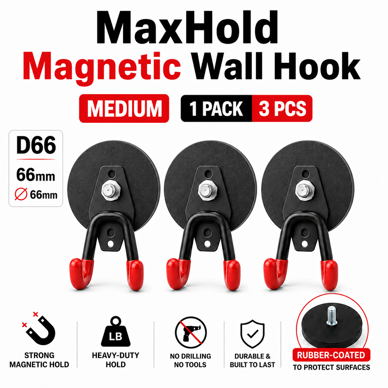 korakio®🧲 MaxHold Magnetic Hook