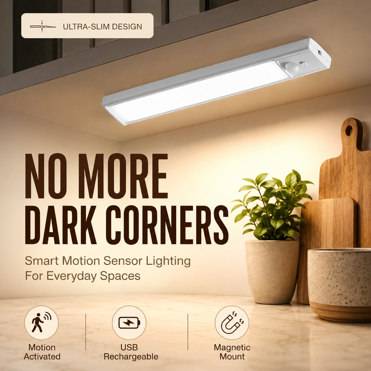 upsell-korakio® Magnetic Rechargeable Motion Sensor Light