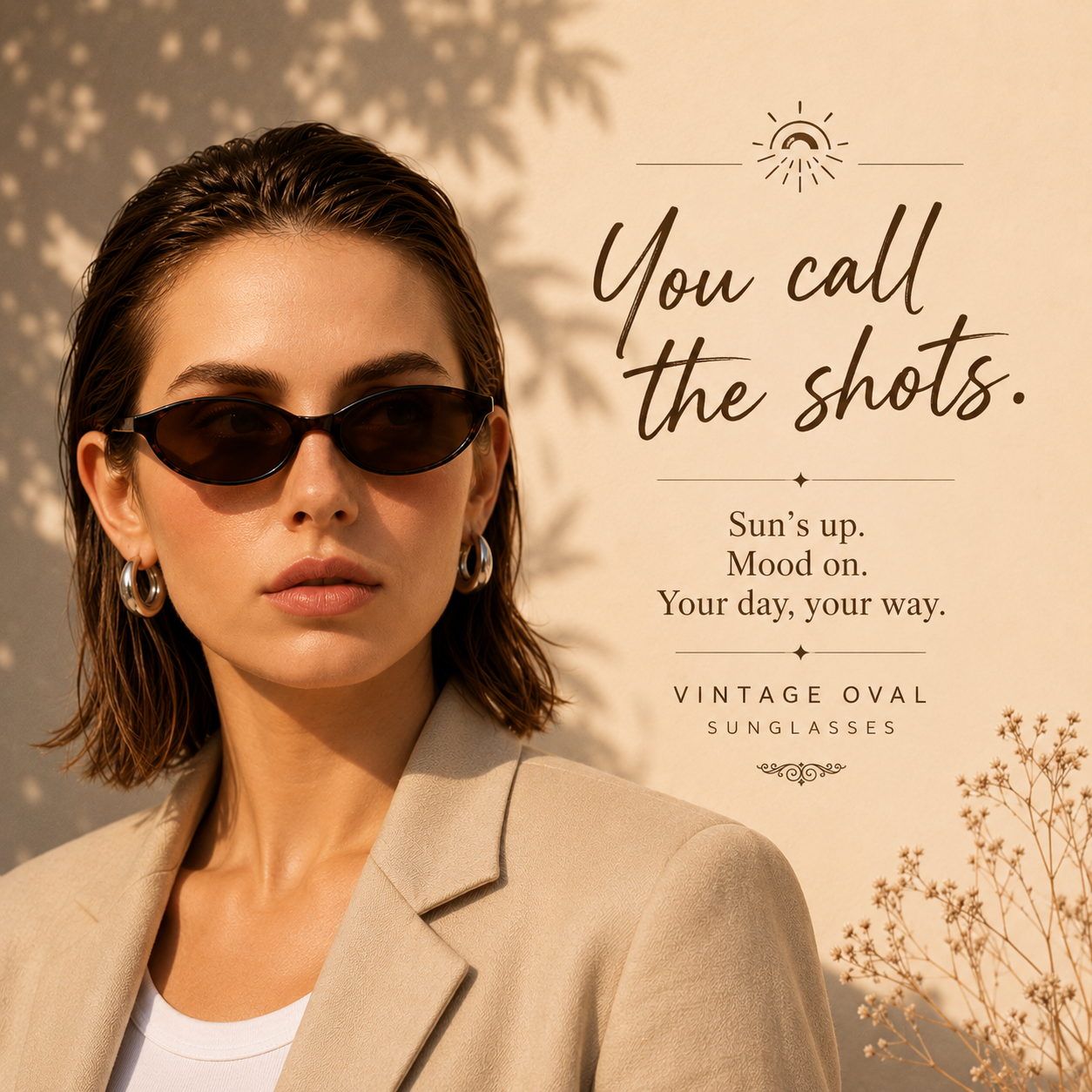 korakio® Vintage Oval Sunglasses-6 Shades For Every Mood