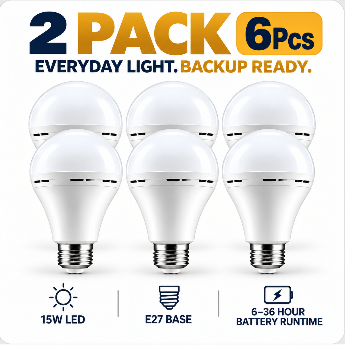 🆙Portable Rechargeable LED Bulb