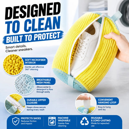 KORAKIO® 👟 🧼 360° Sneaker Washing Bag