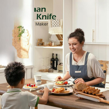 KORAKIO® Adjustable Bread Slicer – Perfectly Even Slices Every Time