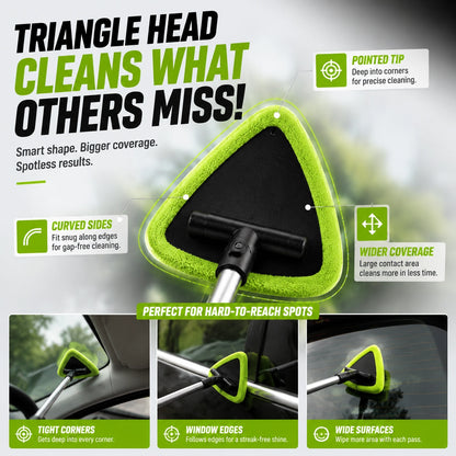 🆙 Triangle Head Windshield Cleaner