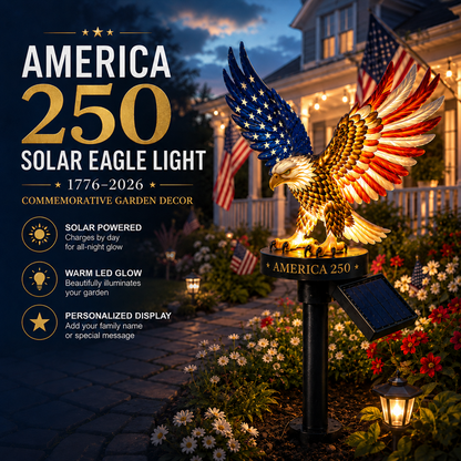 korakio® 🦅Solar Eagle Garden Light – The Patriotic Outdoor Decoration Every American Home Needs