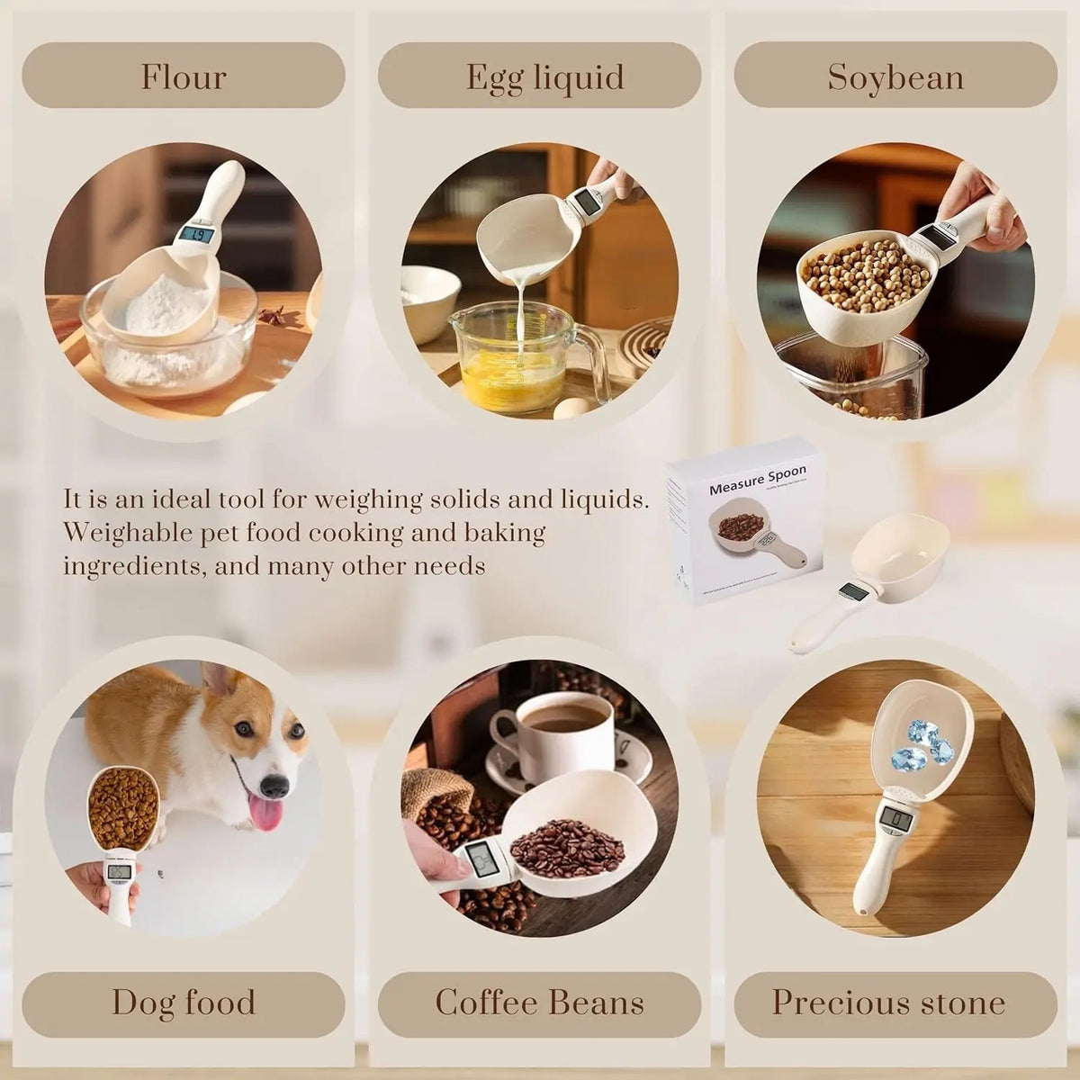 KORAKIO®🥄 Smart Digital Measuring Spoon Scale – Precise Food Measurement Made Easy