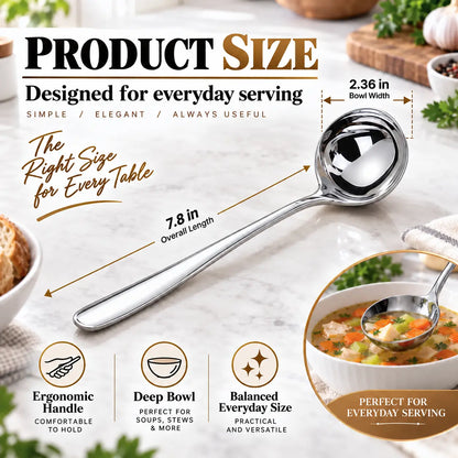 korakio® 🥄🥣 Premium  Stainless Steel Soup Ladle