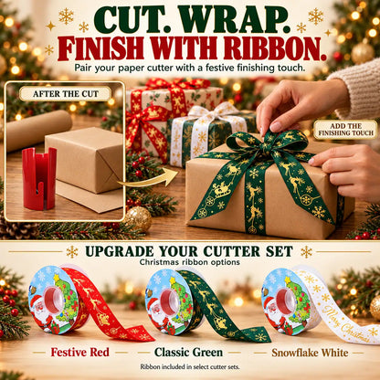 KORAKIO® ✂️🎁🎀 Slide & Wrap Gift Wrap Cutter
