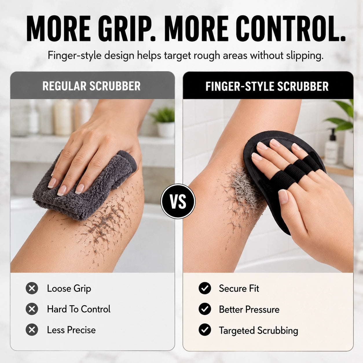 KORAKIO®🖐️🧽Finger-Grip Exfoliating Shower Scrubber