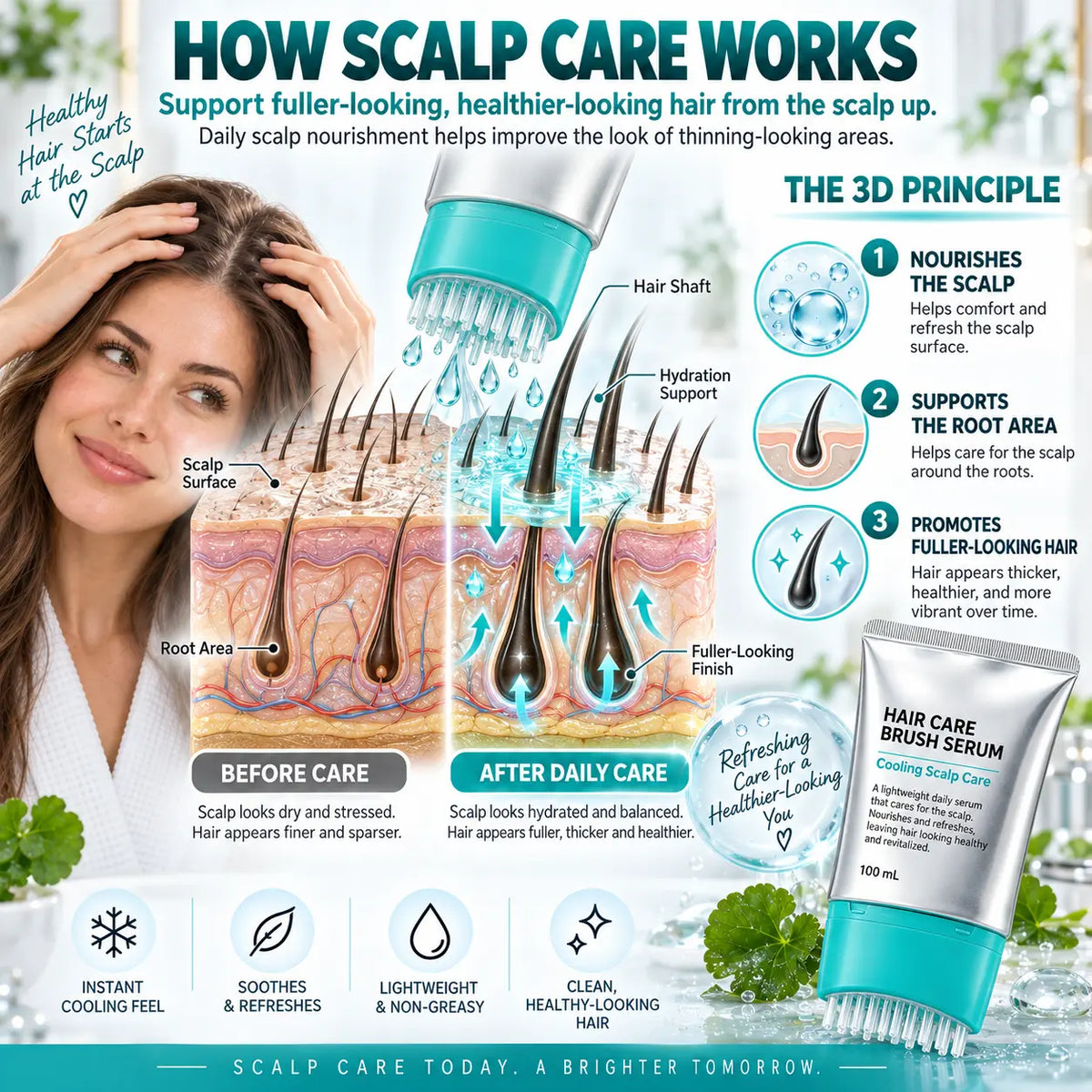 KORAKIO® 💆🌱 Root Boost Hair Growth Serum Brush