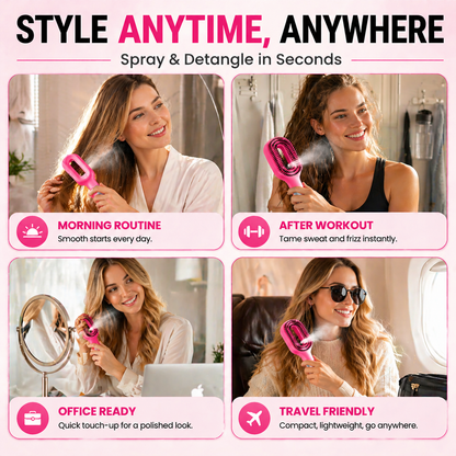 korakio®💧 2-in-1 Spray Hair Brush