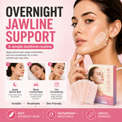 korakio® 🌙 Face Lift Tape for Overnight Jawline & Chin Support