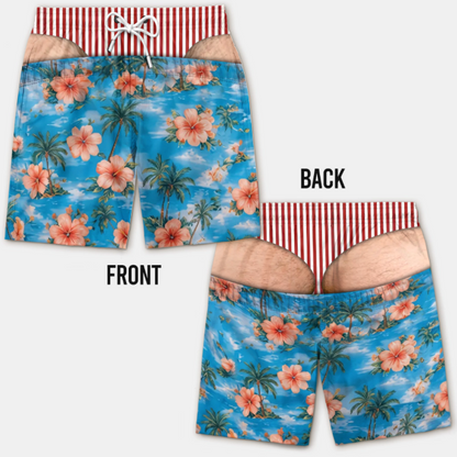korakio® 🏖️Custom Wide Load Swim Trunks – The Funniest Summer Gift