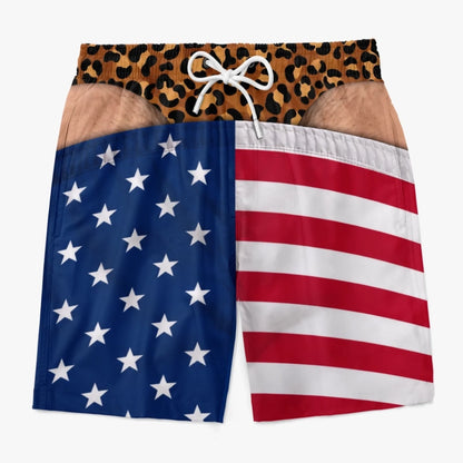 korakio® 🏖️Custom Wide Load Swim Trunks – The Funniest Summer Gift