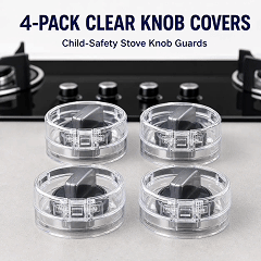 🆙SafeTurn Stove Knob Protectors