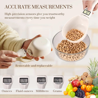 KORAKIO®🥄 Smart Digital Measuring Spoon Scale – Precise Food Measurement Made Easy