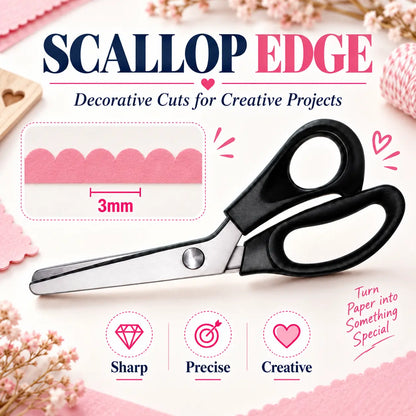 🆙✂️Triangle Tooth Pinking Shears