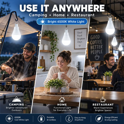 🆙Portable Rechargeable LED Bulb