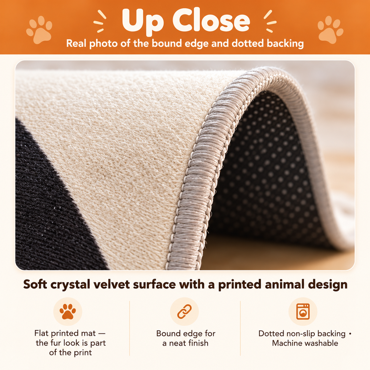 KORAKIO® 🐱 Sleepy Cat Floor Mat – Adorable Cat-Shaped Rug