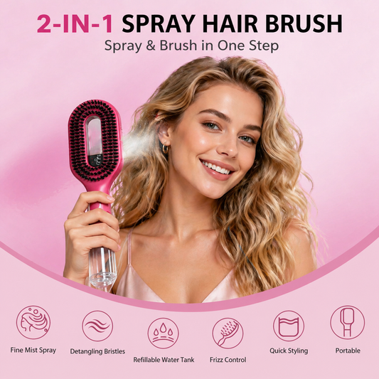 korakio®💧 2-in-1 Spray Hair Brush